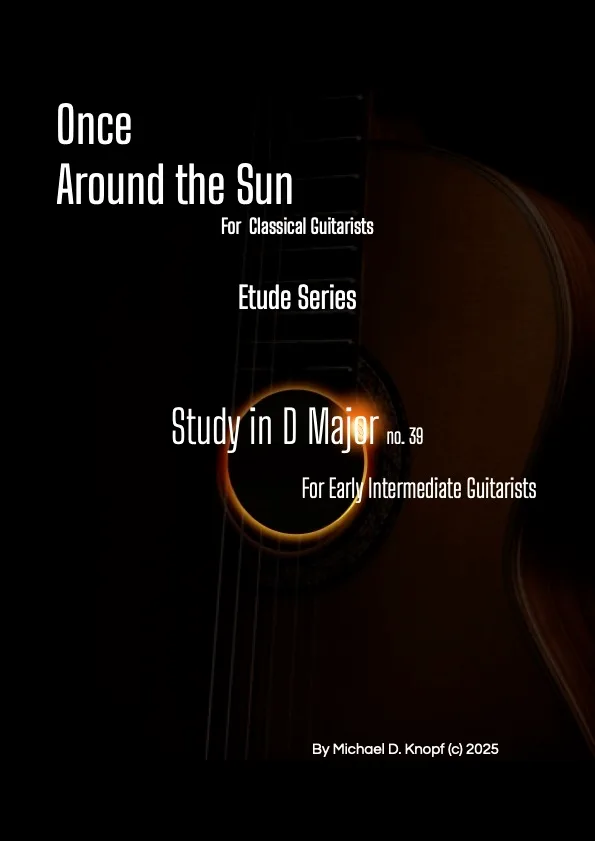 Etude Series Complimentary Score STUDY IN D MAJOR NO. 39 Cover