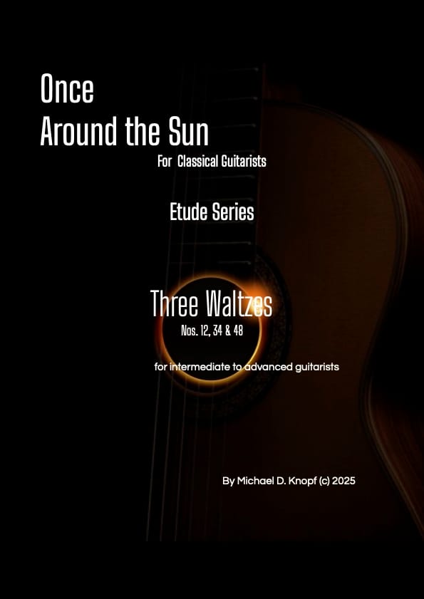 Three Waltzes Nos. 12, 34 & 48 - Score Cover