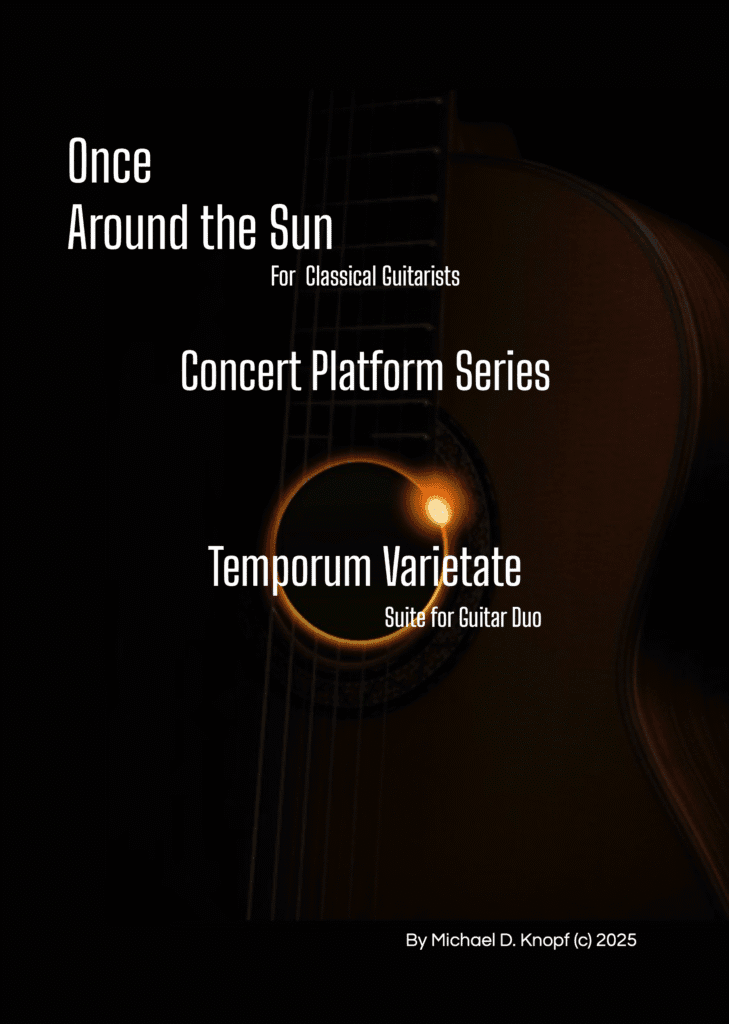 Temporum Varietate – Suite for Two Guitars (Score) - Score Cover