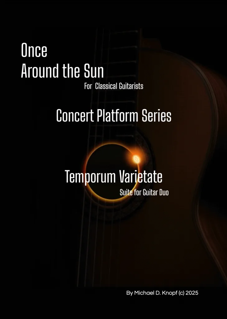 Temporum Varietate – Suite for Two Guitars (Score) - Score Cover