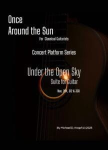 Under the Open Sky - suite for solo guitar 9 Under the Open Sky – suite for solo guitar - Score Cover