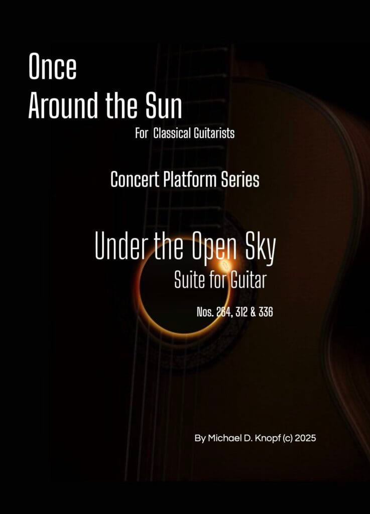 Under the Open Sky - suite for solo guitar 10 Under the Open Sky – suite for solo guitar - Score Cover