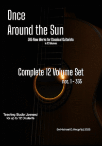 Once Around The Sun –  Complete 12 Volumes – Private Teaching Studio License (3 Years unlimited in house use) NOW just AUD$450 - Score Cover