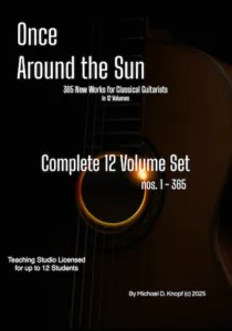 Once Around The Sun –  Complete 12 Volumes – Private Teaching Studio License (3 Years unlimited in house use) NOW just AUD$450 - Score Cover